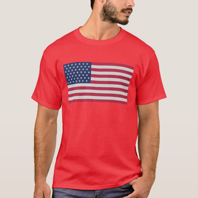 Camiseta Colección clásica original de bandera estadouniden (Anverso)