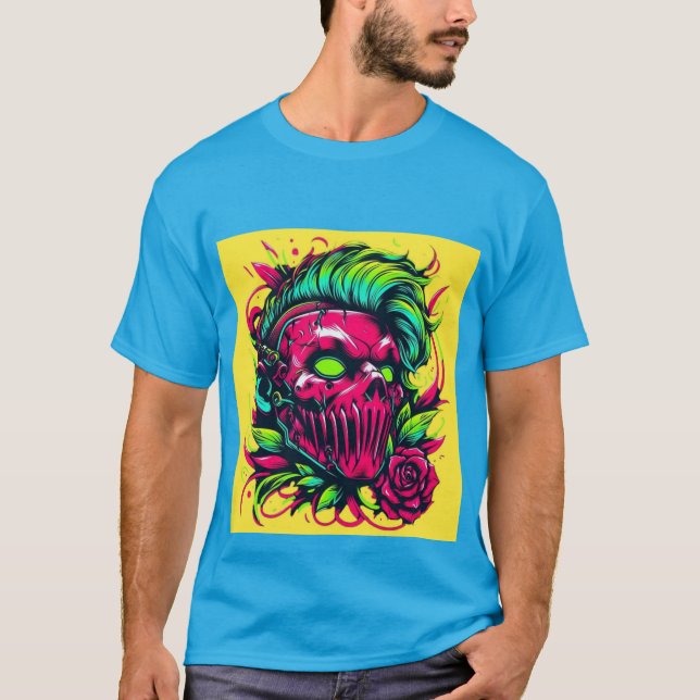 Camiseta Colección Crazy Crypto Zombies (Anverso)