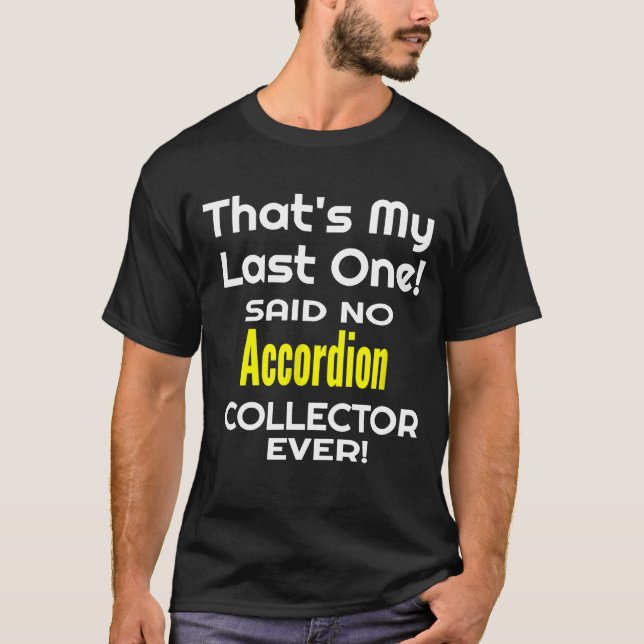 Camiseta Colección de acordeones (Anverso)