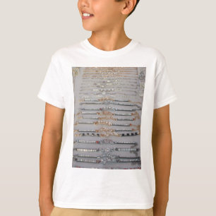 Camiseta Colección de arte de diseño de corazón de joyas de