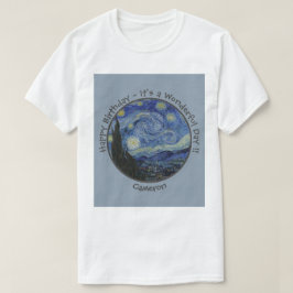 Camiseta colección de artículos de Van Gogh The Starry Nigh