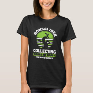 Camiseta Colección de bonsái jardín planta árbol Japón Zen 