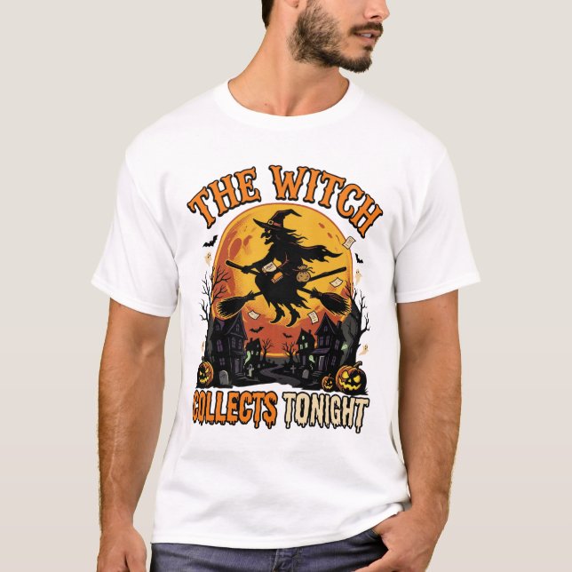 Camiseta Colección de Brujas de Halloween Humor (Anverso)