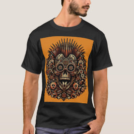 Camiseta Colección de calaveras tribales