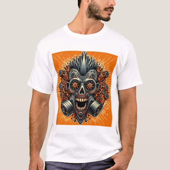Camiseta Colección de calaveras tribales (Anverso)