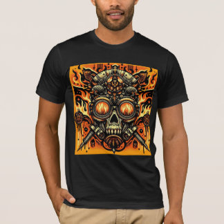 Camiseta Colección de calaveras tribales