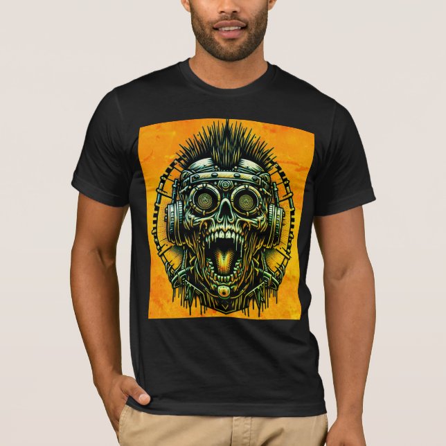 Camiseta Colección de calaveras tribales (Anverso)
