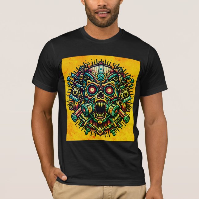 Camiseta Colección de calaveras tribales (Anverso)