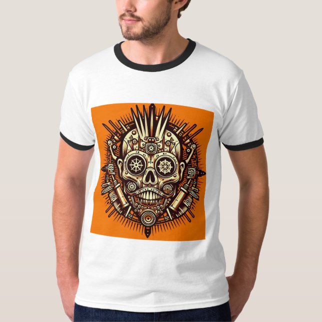 Camiseta Colección de calaveras tribales (Anverso)