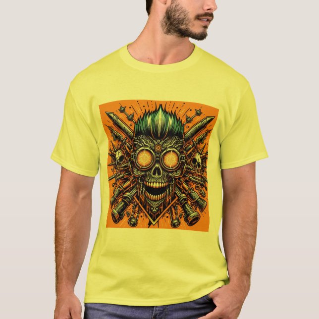 Camiseta Colección de calaveras tribales (Anverso)