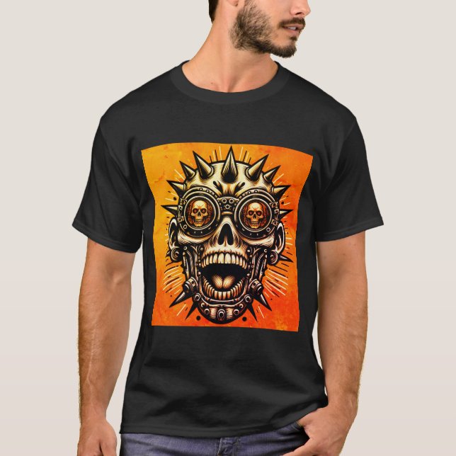Camiseta Colección de calaveras tribales (Anverso)