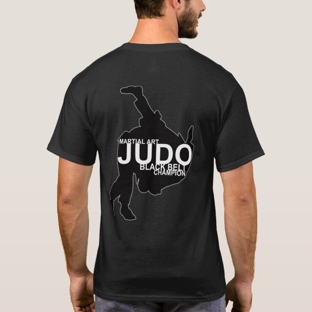 CAMISETA COLECCIÓN DE CINTURÓN NEGRO JUDO (Reverso)