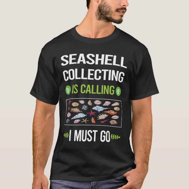 Camiseta Colección de conchas de mar Conchas de mar Concha  (Anverso)