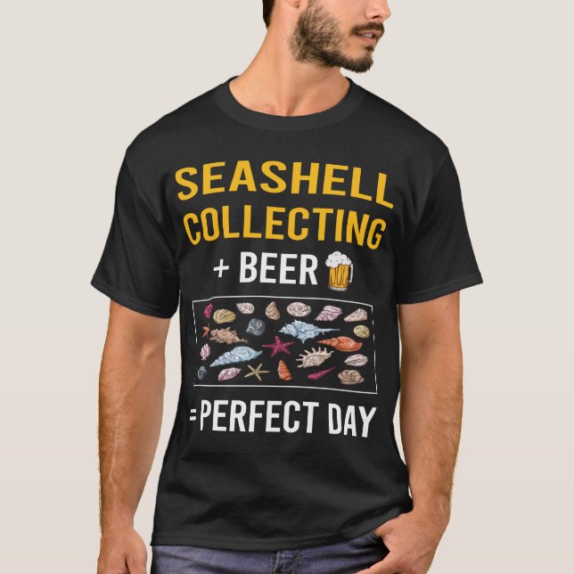 Camiseta Colección de conchas de mar Conchas de mar Concha  (Anverso)