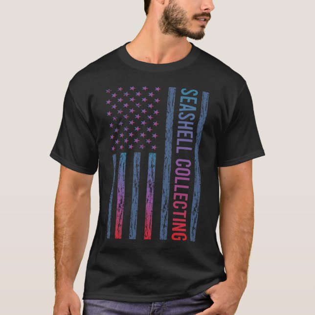 Camiseta Colección de conchas de mar Conchas de mar Concha  (Anverso)