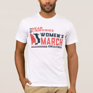Camiseta Colección de derechos de la mujer en california