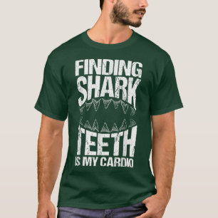 Camiseta Colección de dientes fósiles y dientes de tiburón