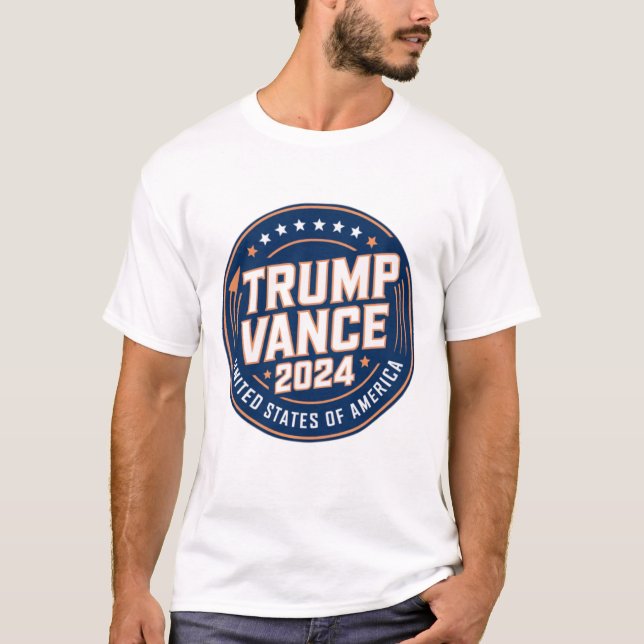 Camiseta Colección de diseño de campaña Trump-Vance 2024" (Anverso)