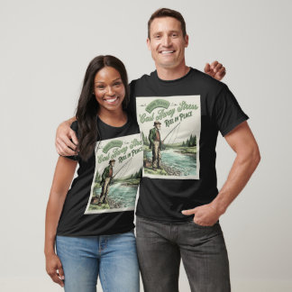 Camiseta Colección de diseño de estilo de vida de pesca vin