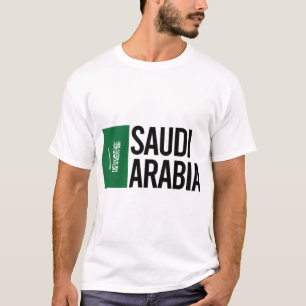 Camiseta Colección de diseño mínimo de Arabia Saudita