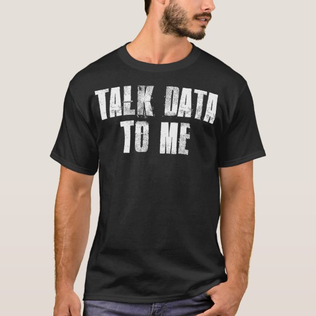 Camiseta Colección de estadísticas de análisis de datos de  (Anverso)