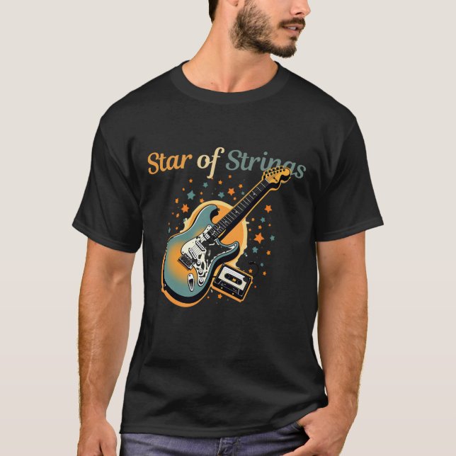 Camiseta Colección de Estrellas de Guitarra: Abraza el ritm (Anverso)