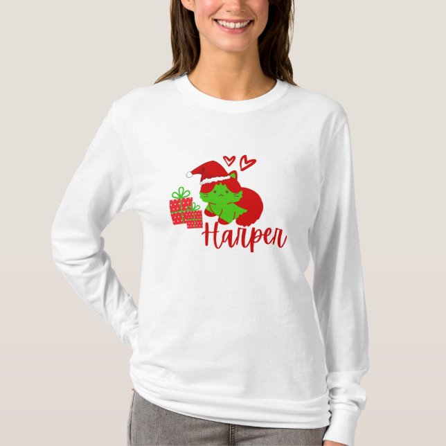 Camiseta Colección de familias con temática de navidades (Anverso)