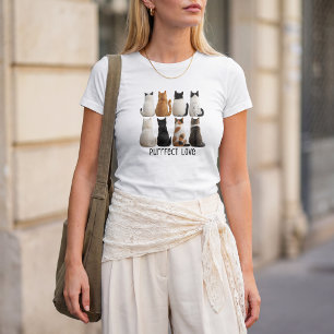 Camiseta Colección de gatos perfecta vista trasera