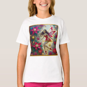 Camiseta Colección de Hadas de Navidad - Cabello Castaño Os