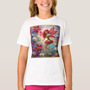 Camiseta Colección de Hadas de Navidad - Cabello Rojo