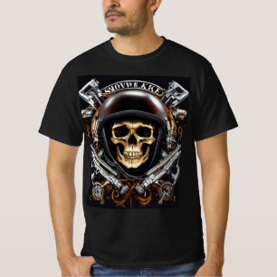 Camiseta Colección de hueso de cráneo de pañales de papel c