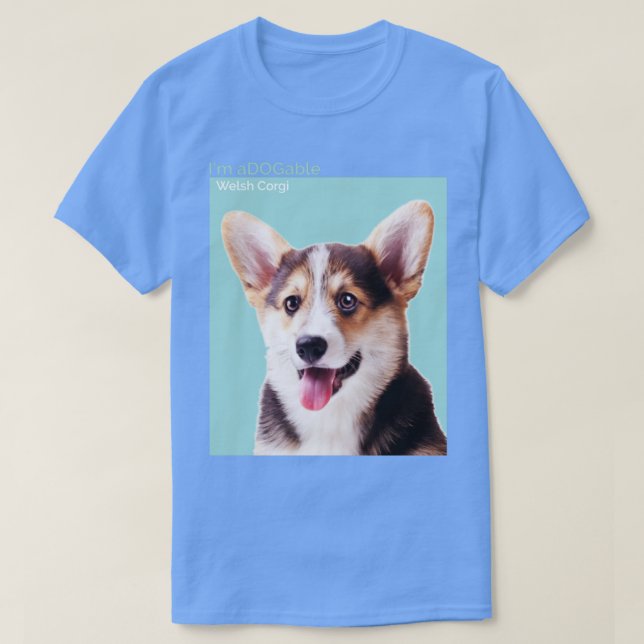 Camiseta Colección de imprenta de cachorros Im aDOGable Per (Diseño del anverso)