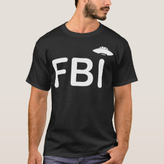 Camiseta Colección de Impresión Perfectamente Elegante FBI