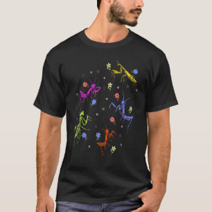 Camiseta Colección de Insectos Captura de Bichos Mantis Rel