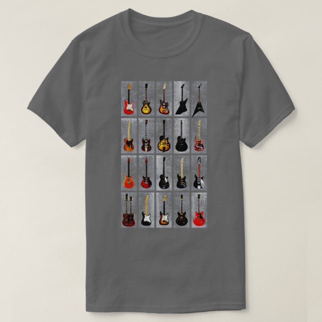 Camiseta Colección de leyendas de guitarra de Guay (Diseño del anverso)