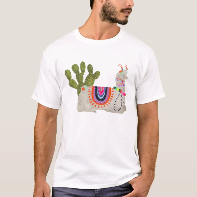Camiseta Colección de Llamarama | Llamas sonrientes (Anverso)