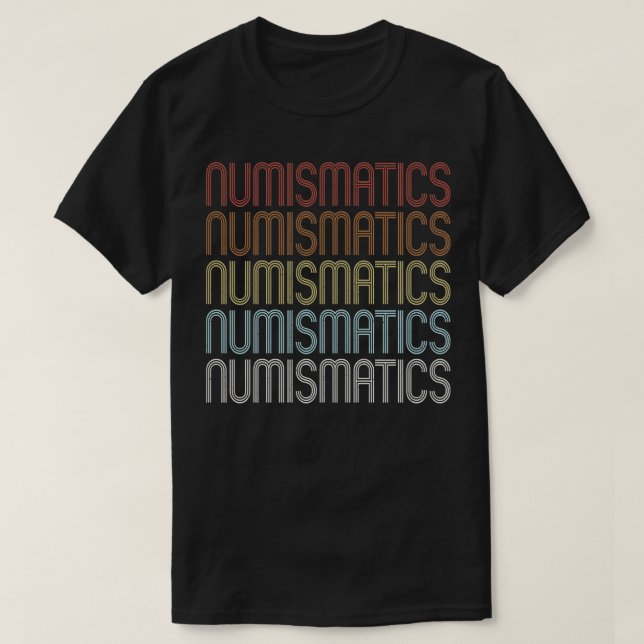Camiseta Colección de moneda numismática (Diseño del anverso)