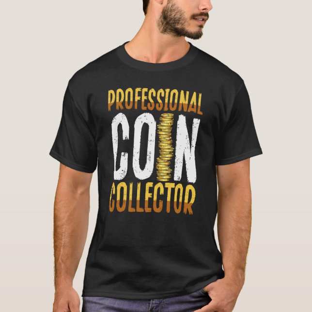 Camiseta Colección de monedas de colección profesional de m (Anverso)