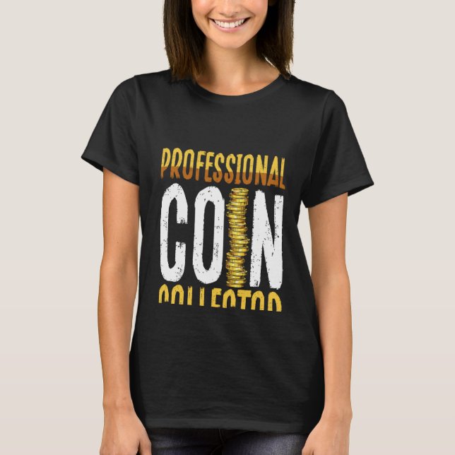 Camiseta Colección de monedas de colección profesional de m (Anverso)
