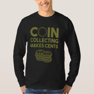 Camiseta Colección De Monedas Graciosa Para Hombres Mujeres