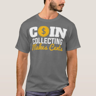 Camiseta Colección de monedas hace que la moneda de un cént