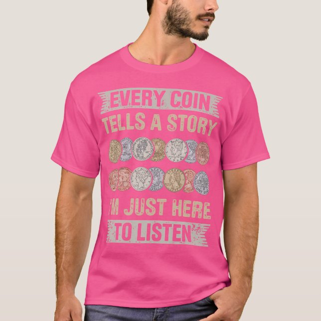 Camiseta Colección De Monedas Para El Enth De La Moneda De  (Anverso)