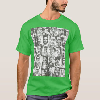 Camiseta Colección de músicos blues Imprimir gráfico