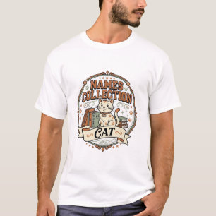 Camiseta Colección de nombres Gatos Colección de nombres Ga