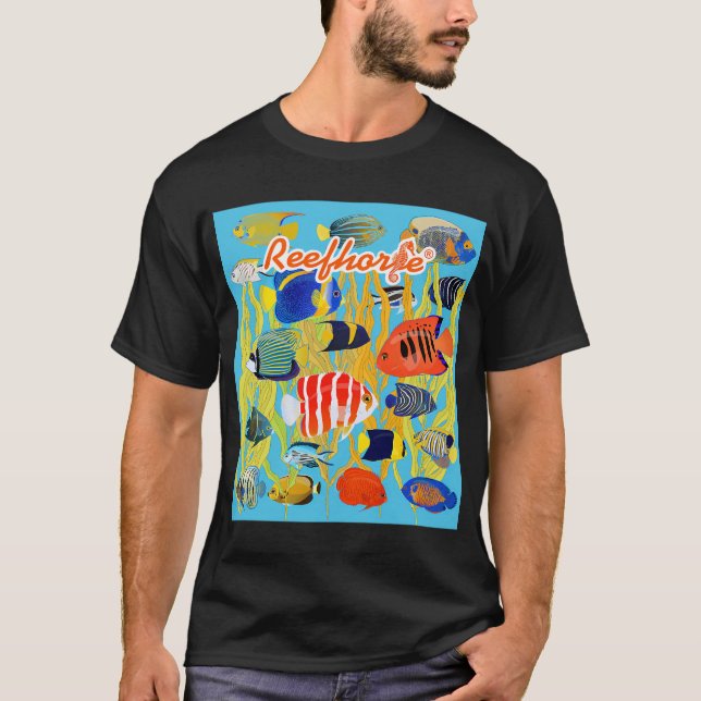 Camiseta Colección de peces ángel (Anverso)