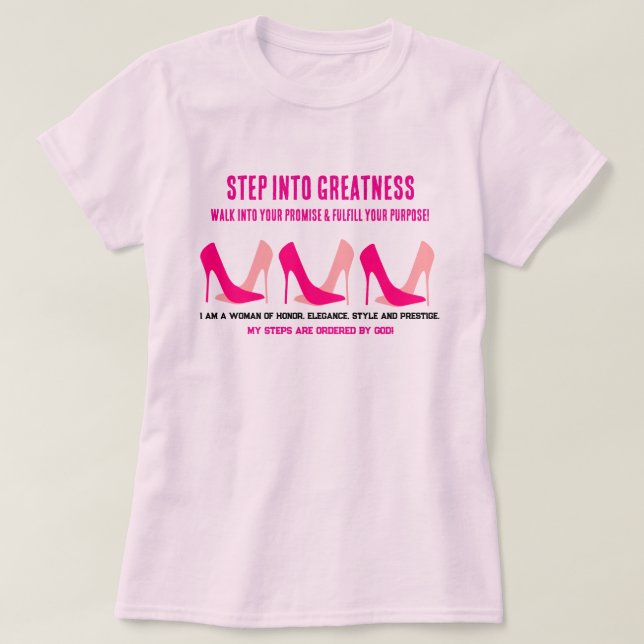 Camiseta Colección de Regalos de Fe - Damas (Diseño del anverso)