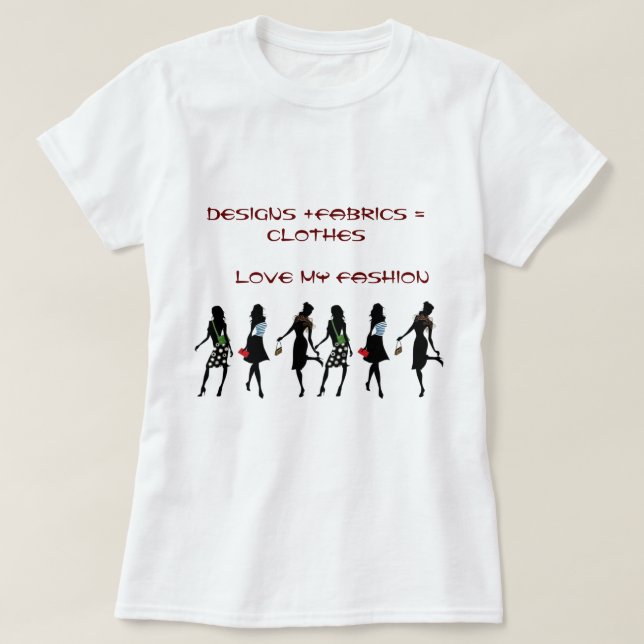 Camiseta Colección de reina de compras (Diseño del anverso)