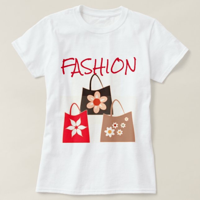 Camiseta Colección de reina de compras-camiseta de damas (Diseño del anverso)