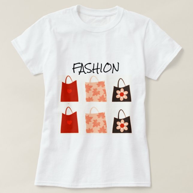 Camiseta Colección de reina de compras-camiseta de damas (Diseño del anverso)