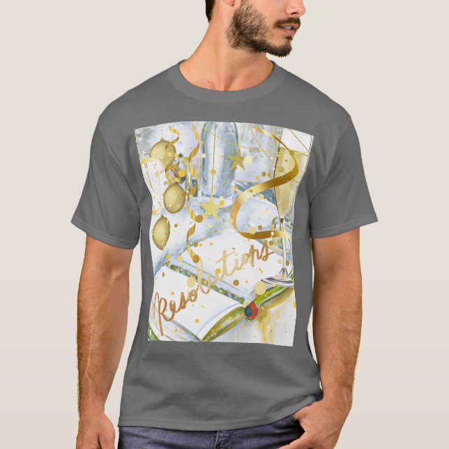 Camiseta Colección de resoluciones de Año Nuevo (Anverso)